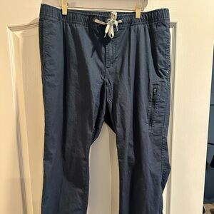 Vuori Navy Drawstring Pants